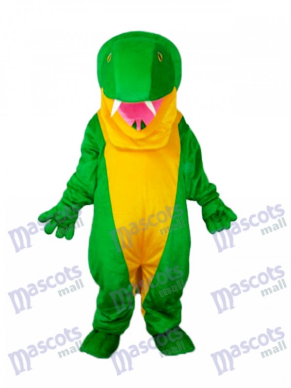 Costume de mascotte de serpent vert Animal Costume