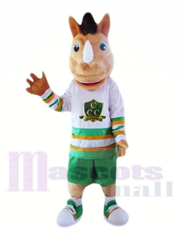 marron Licorne Mascotte Les costumes Dessin animé