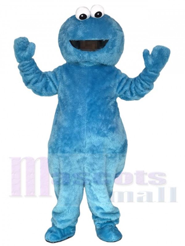 Rue de Sesame Blue Cookie Monster Mascotte Costume Party Carnaval Halloween Noël