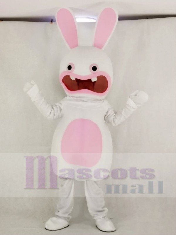 Marrant Rayman Délirant lapin Mascotte Costume Dessin animé