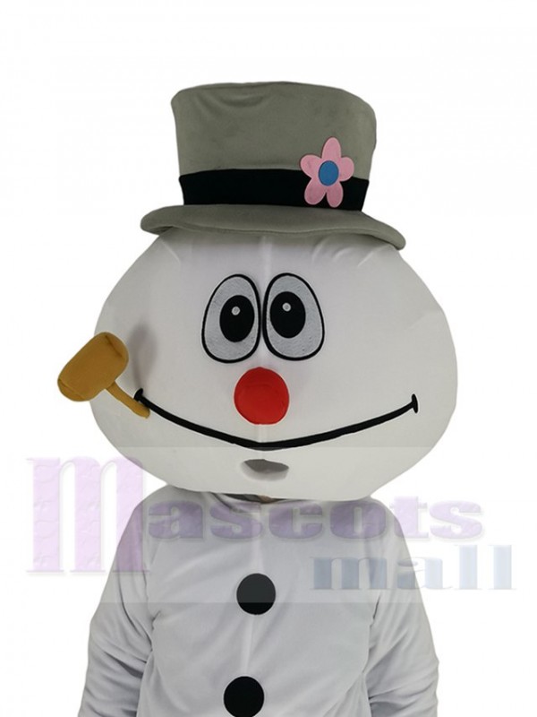 Bonhomme de neige costume de mascotte