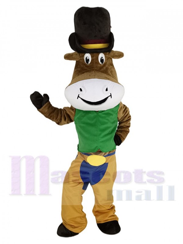 Cow-boy Bœuf Bovins maskottchen kostüm