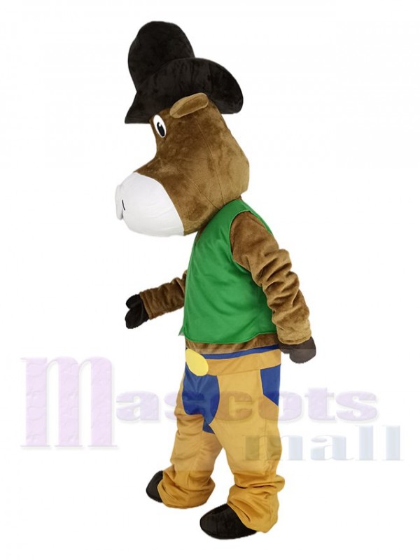 Cow-boy Bœuf Bovins maskottchen kostüm