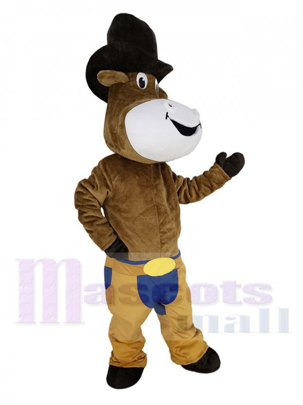 Cow-boy Bœuf Bovins maskottchen kostüm