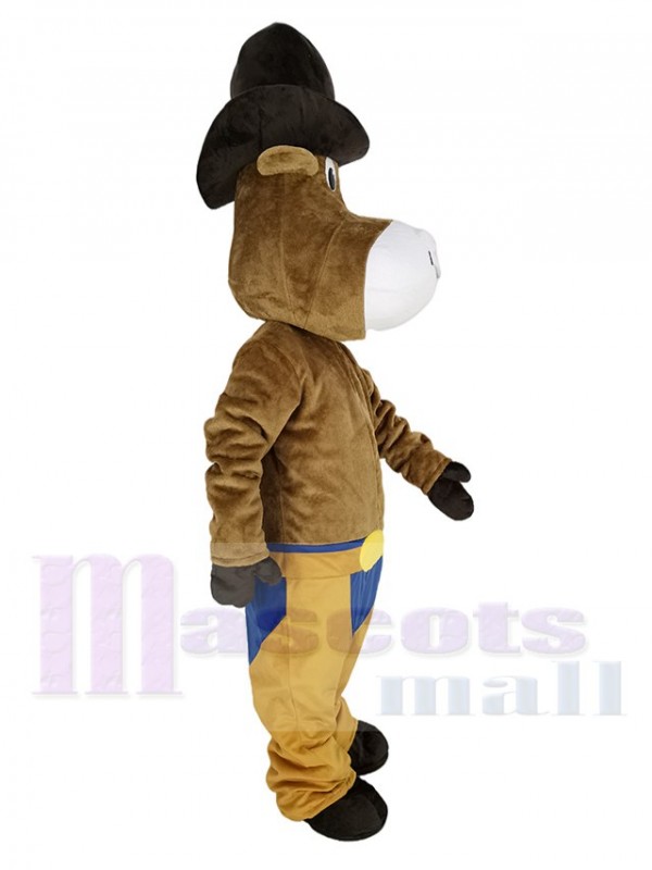 Cow-boy Bœuf Bovins maskottchen kostüm