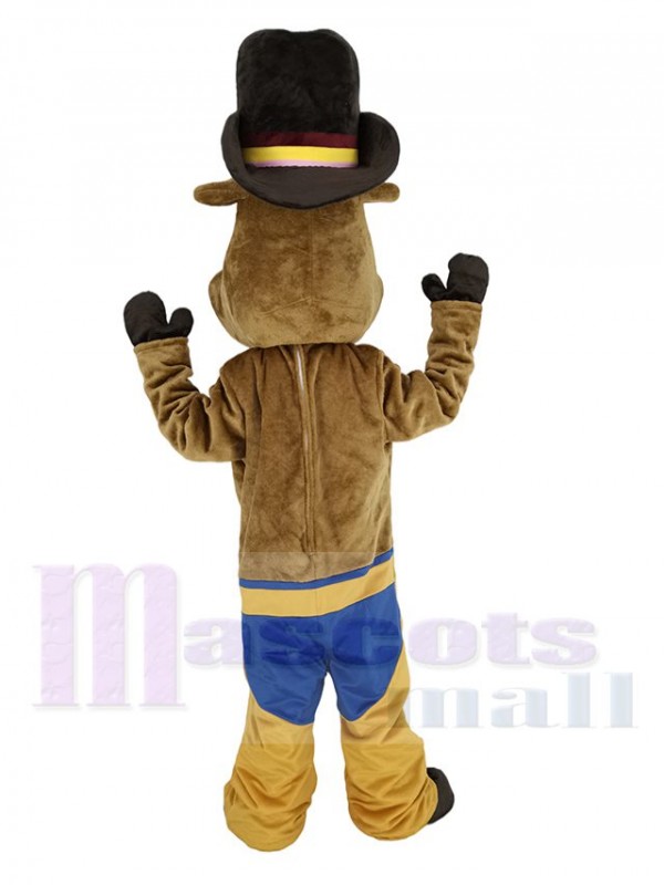 Cow-boy Bœuf Bovins maskottchen kostüm