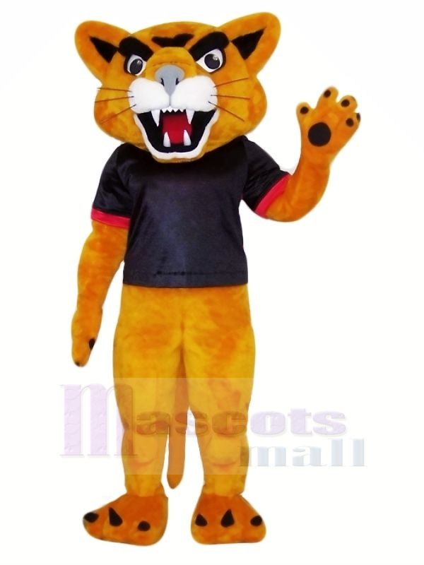 Heureux Puma Mascotte Costume Pas cher
