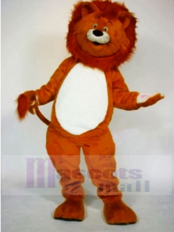 réaliste mignon Lion mascotte costumes dessin animé