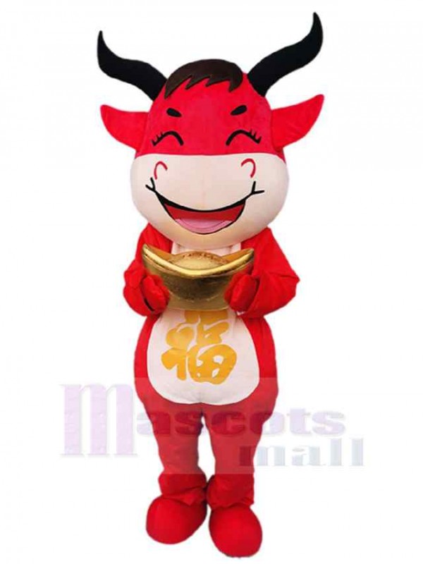 Vache costume de mascotte