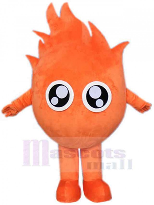 Feu costume de mascotte