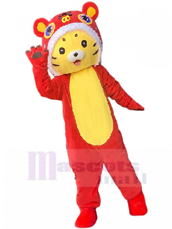 Tigre costume de mascotte