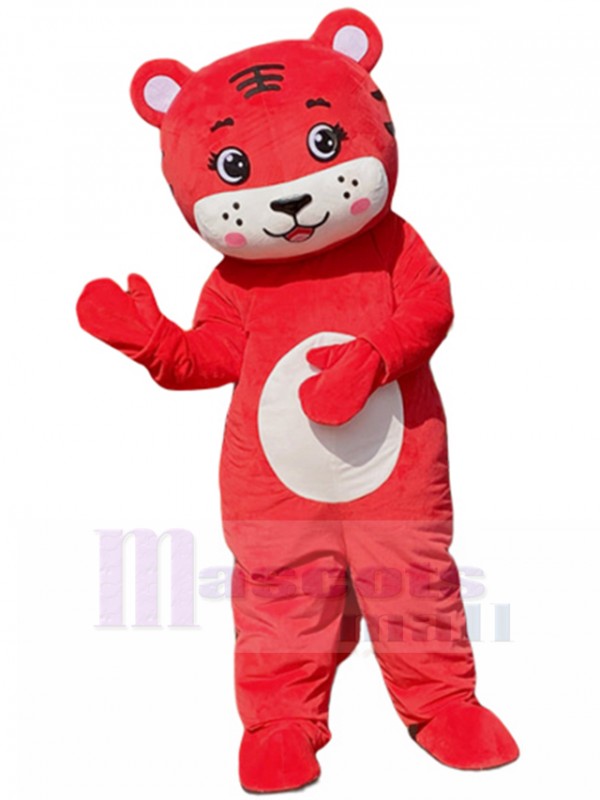 Tigre costume de mascotte