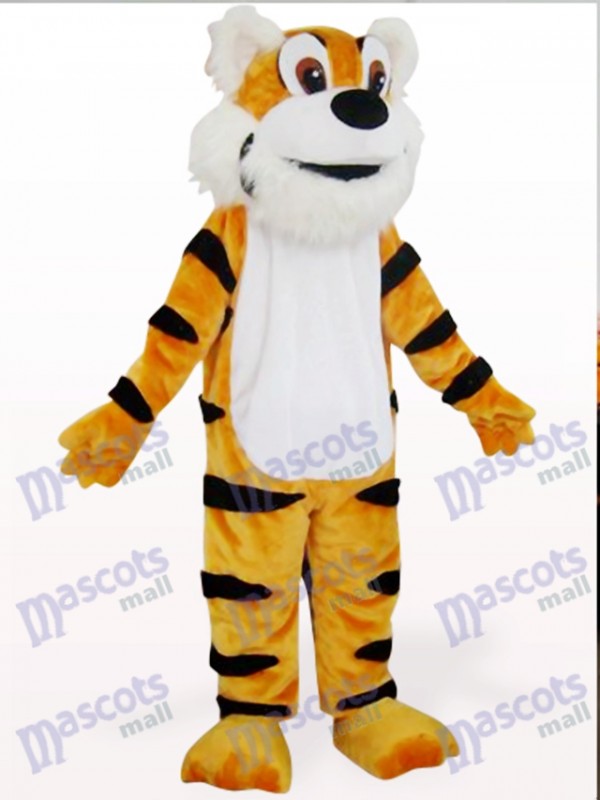 Costume de mascotte animal tigre orange