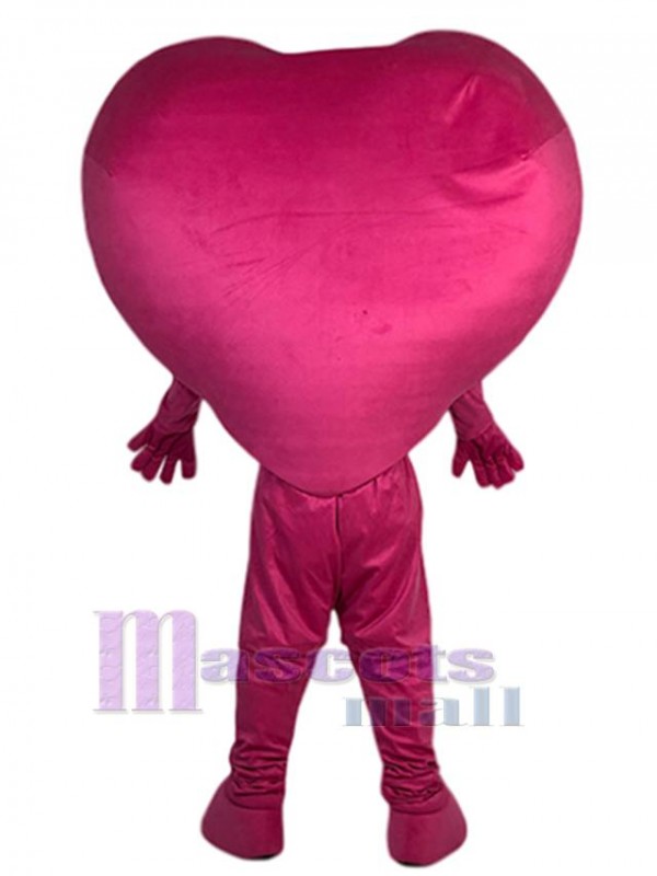 Coeur costume de mascotte