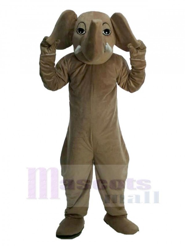 Éléphant costume de mascotte
