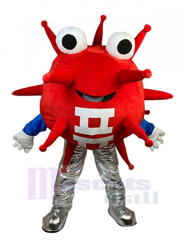Virus costume de mascotte