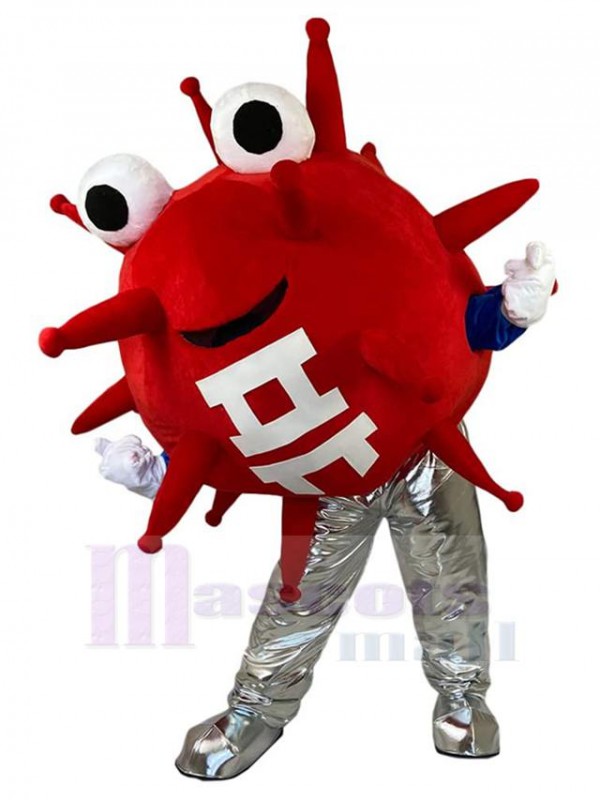 Virus costume de mascotte