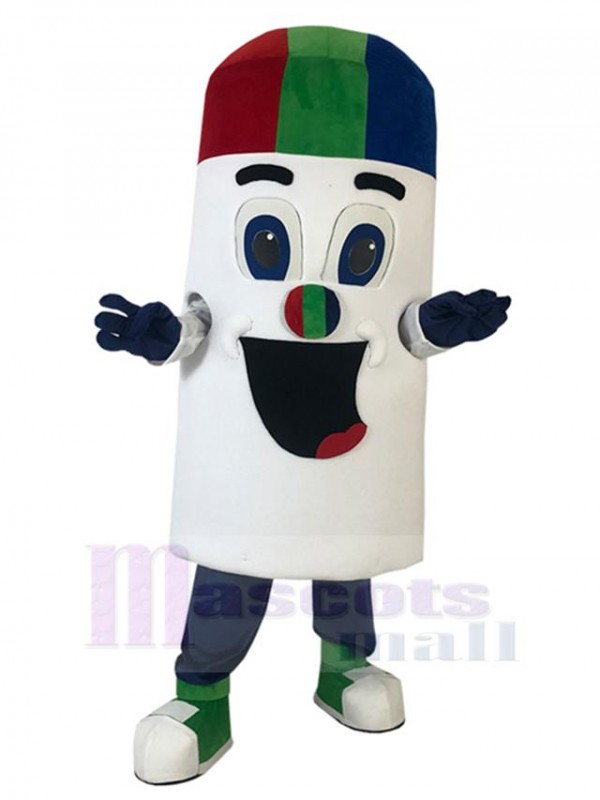 Pilule mignonne Mascotte Costume