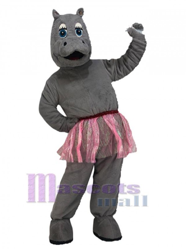 Hippopotame costume de mascotte