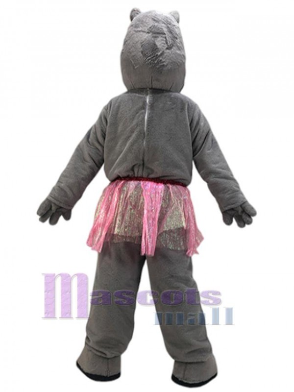 Hippopotame costume de mascotte