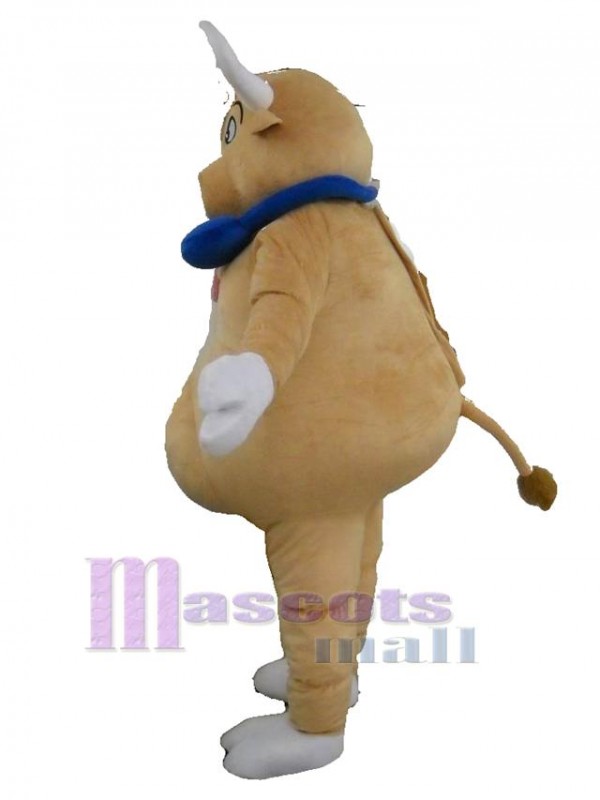 Taureau costume de mascotte