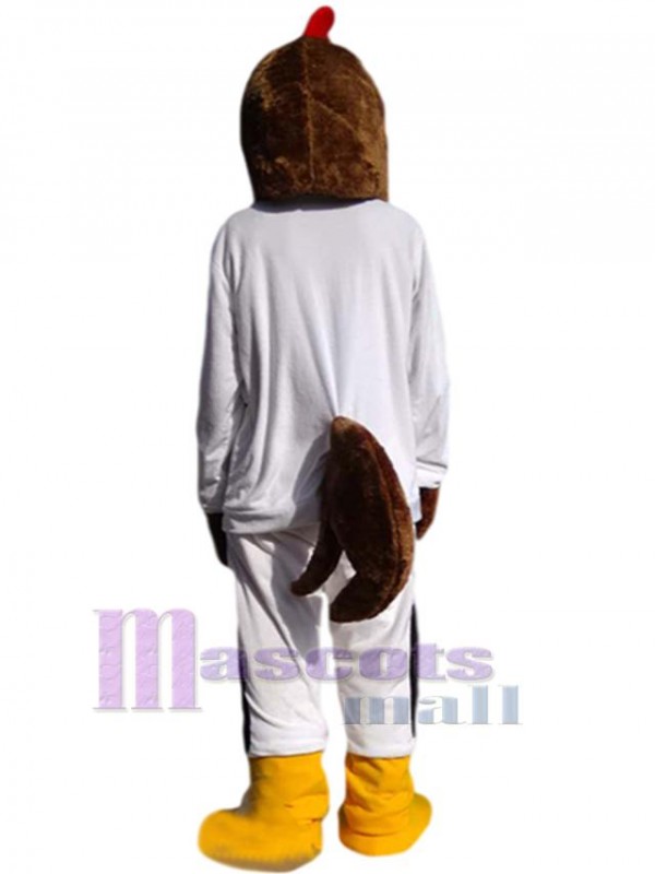 Coq costume de mascotte