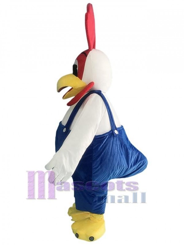 Coq costume de mascotte