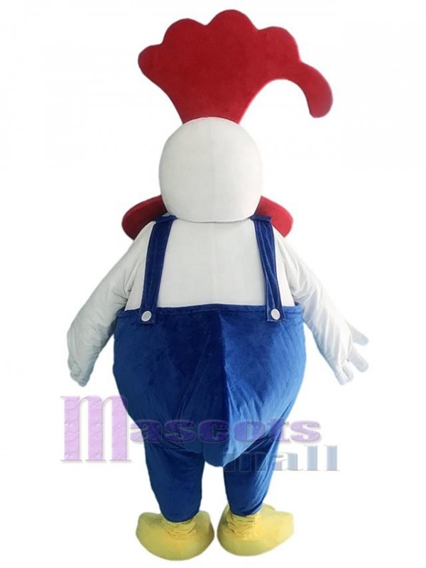 Coq costume de mascotte