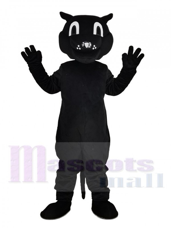 Drôle Noir Patrick Panthère Mascotte Costume Animal