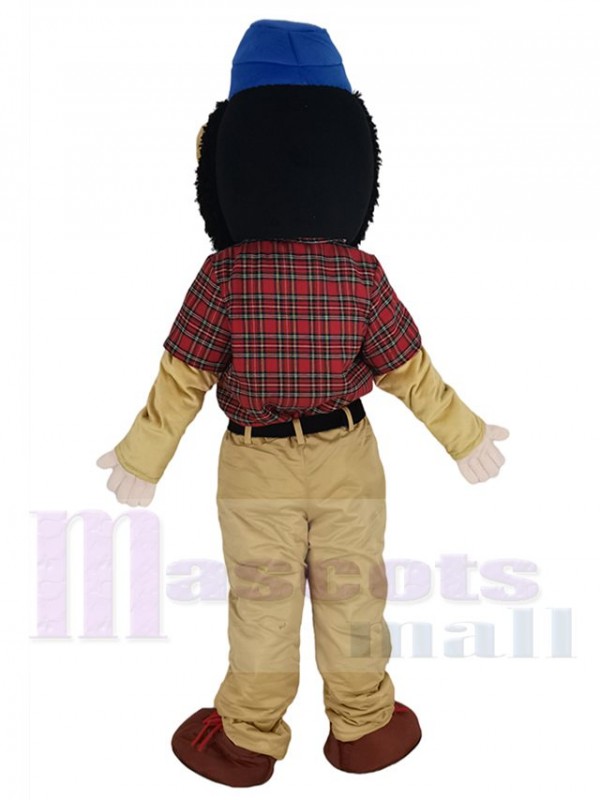 Bûcheron costume de mascotte