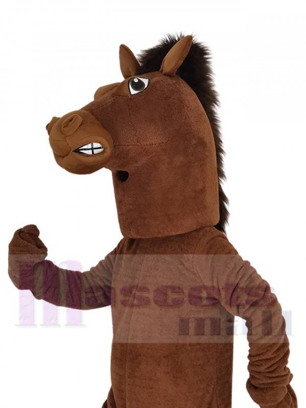 Étalon Cheval costume de mascotte