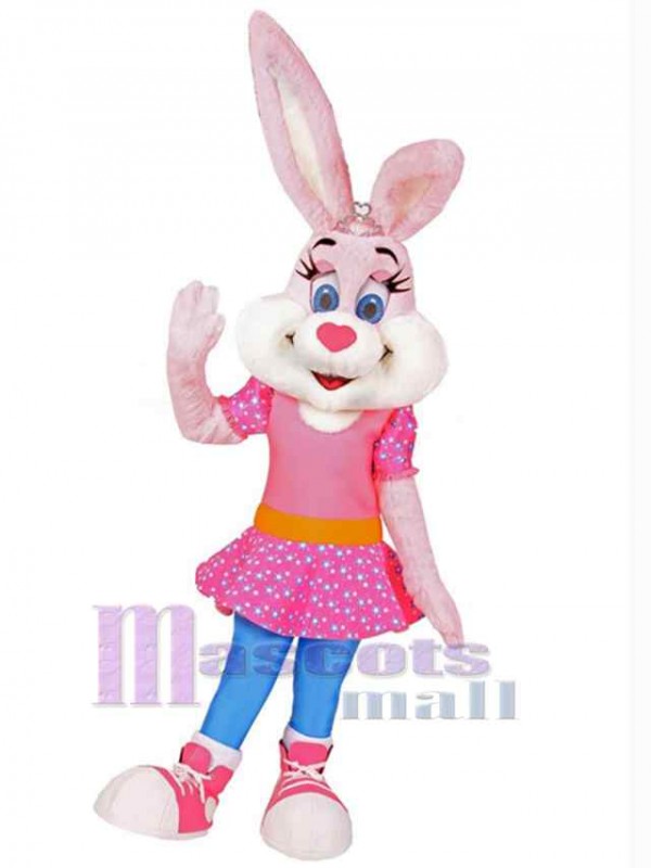 Lapin de Pâques costume de mascotte