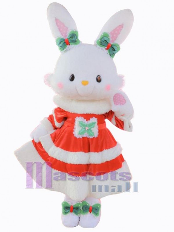 Lapin de Pâques costume de mascotte