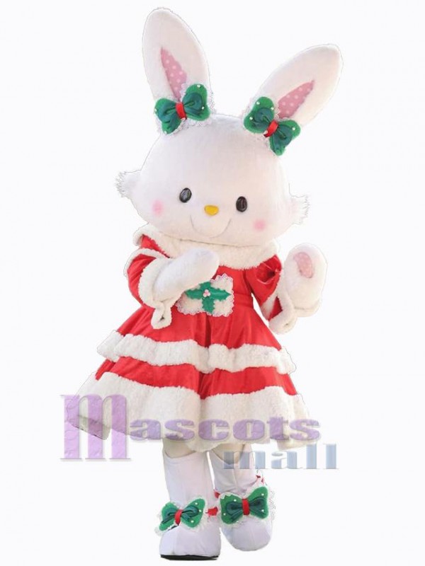 Lapin de Pâques costume de mascotte
