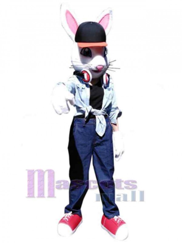 Lapin de Pâques costume de mascotte