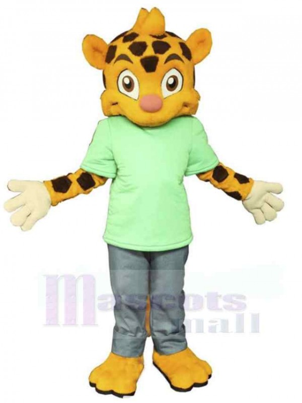 guépard costume de mascotte