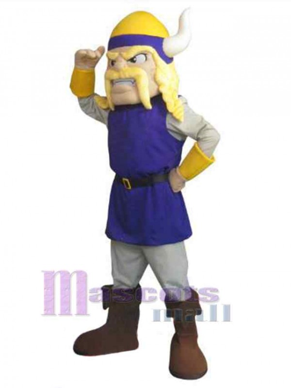 Viking costume de mascotte