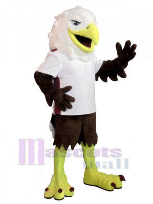 Faucon costume de mascotte