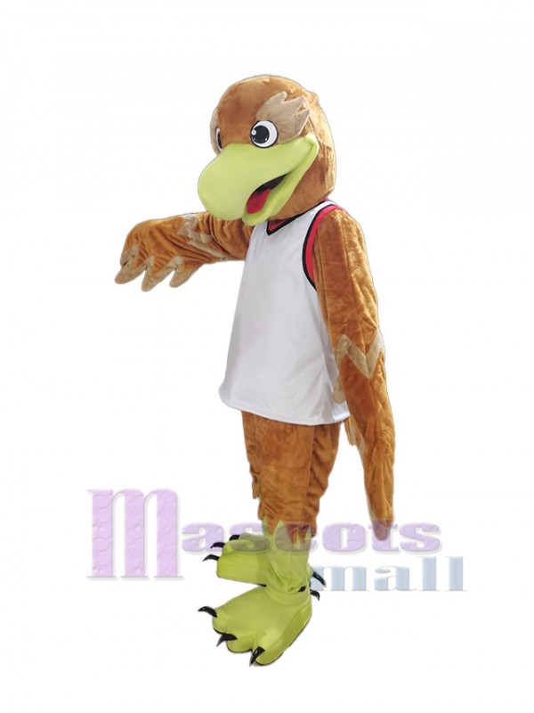 Faucon costume de mascotte