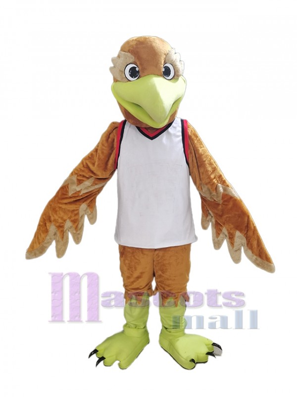 Faucon costume de mascotte