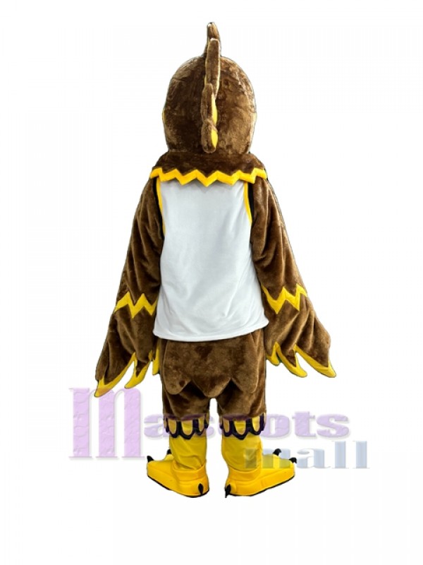 Faucon costume de mascotte