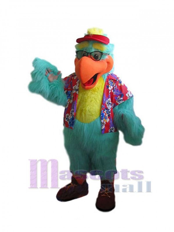 Perroquet costume de mascotte
