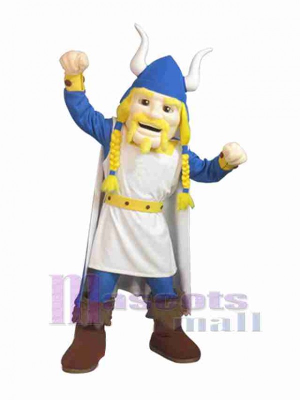 Viking costume de mascotte