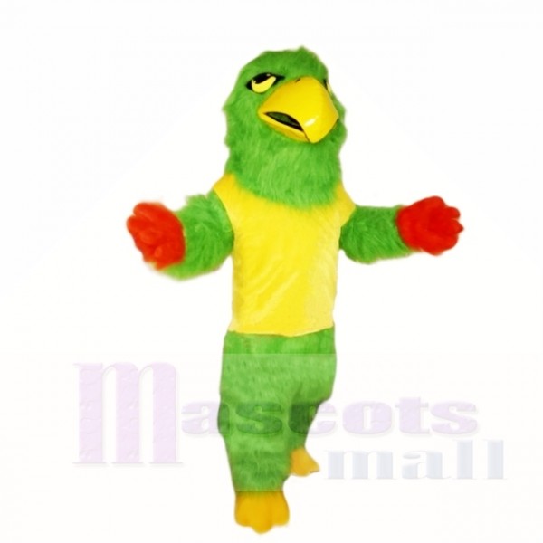 vert l'éléphant avec Noir Chemise Costumes De Mascotte Dessin animé