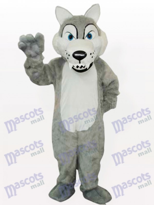 Costume drôle de mascotte de loup de bois de vache