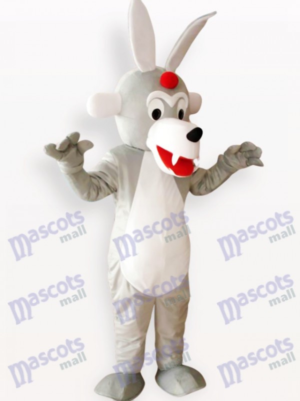 Costume de mascotte adulte animal de bois de loup de Timber