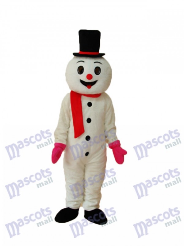 Bonhomme de neige Mascotte Adulte Costume Noël